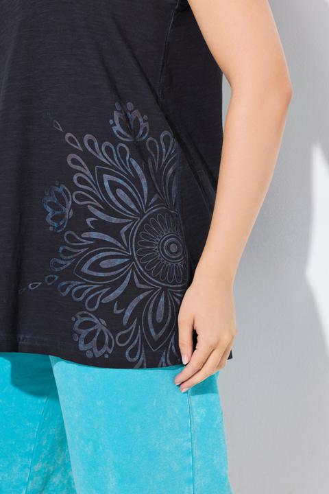 Produktbild Ulla Popken Top, Mandalas, A-Linie, Rundhals, ärmellos (46, 48)