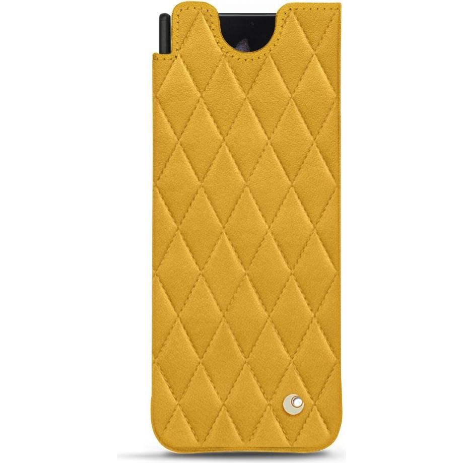 Noreve Lederschutzhülle (Samsung Galaxy Z Fold3), Smartphone Hülle, Orange