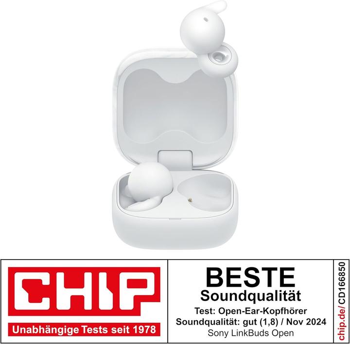 Image du produit Sony LinkBuds Open (Pas de réduction du bruit, 8 h, Sans fil)