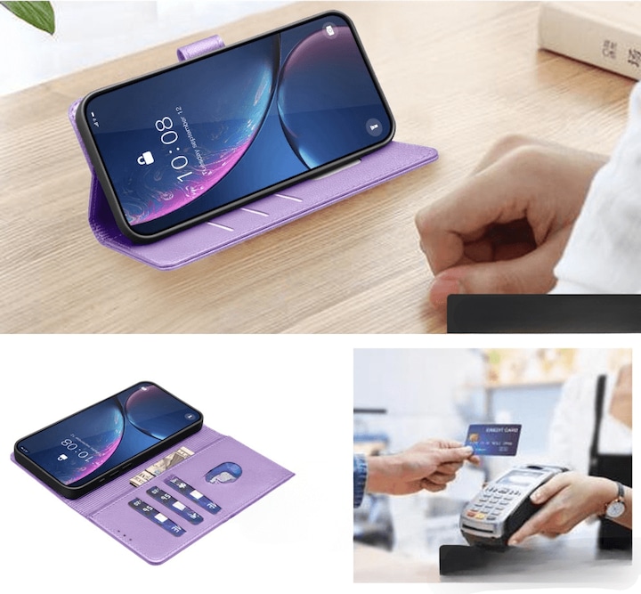 Productafbeelding Binfen Color Galaxy A16 - BINFEN leren hoesje met RFID-locker (Samsung Galaxy A16 5G)