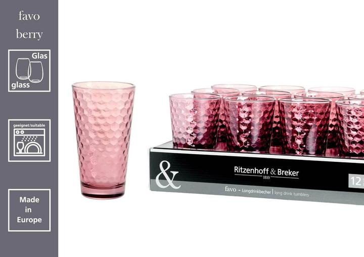 Produktbild Ritzenhoff & Breker Favo Longdrinkgläser (0.40 l, 6 x)