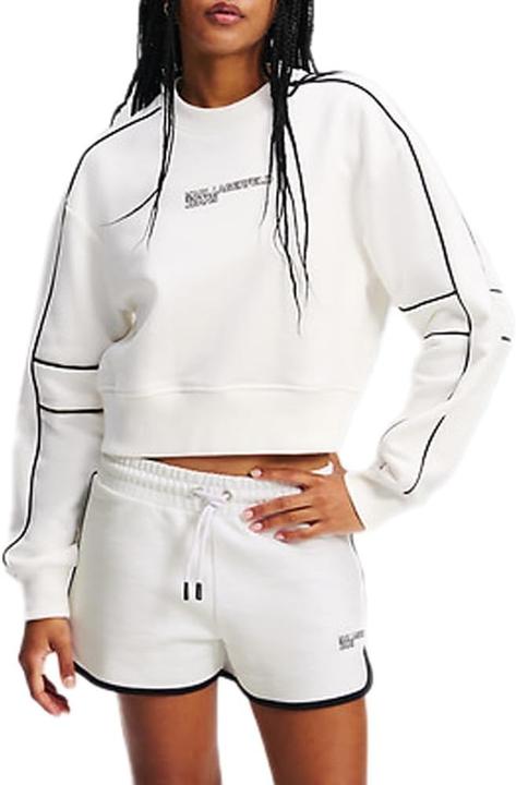 Produktbild Karl Lagerfeld Relaxed Crop Piping Sweat mit entspannter Passform (M)