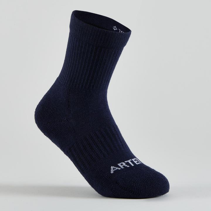 Produktbild Artengo Kinder Tennissocken High 4er-Pack - RS 300 weiss/marineblau (4er Pack, 27 - 30)