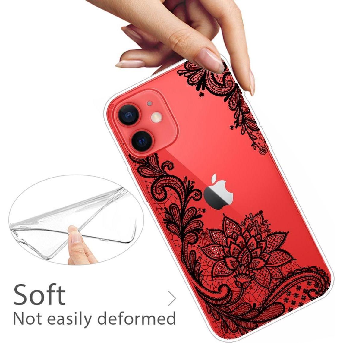 Thumbnail - König Design Hülle Handy Schutz für Apple iPhone 13 mini Case Cover Tasche Etuis Transparent (Apple iPhone 13 mini), Sma...