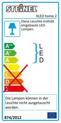 Energie-Label Steinel XLED Home 2 S (1484 lm)