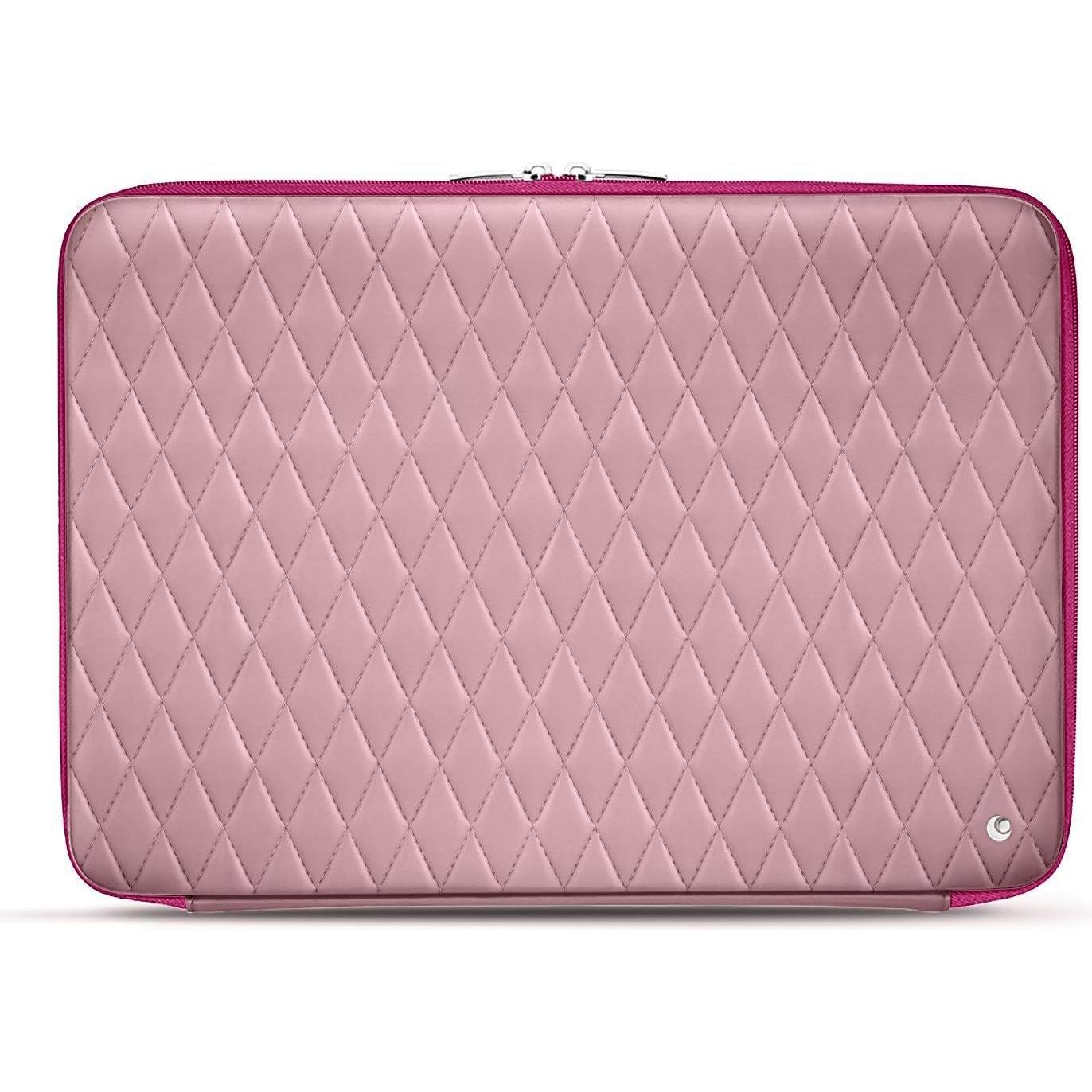 Noreve Lederhülle, Notebooktasche, Rosa