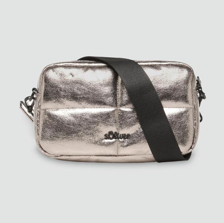 Actual product image S.Oliver Tasche Mini-Bag in Lederoptik mit Logoschriftzug