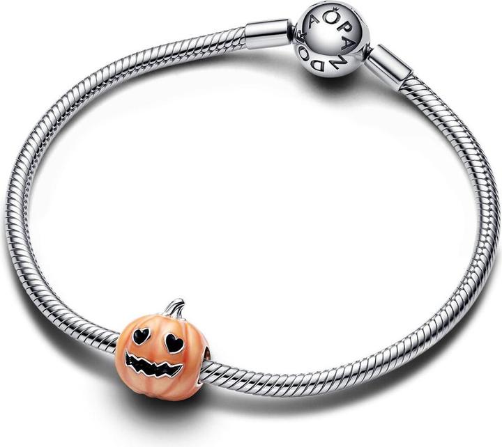 Actual product image Pandora Spooky pumpkin (Silver 925, Enamel)
