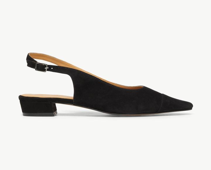 Immagine prodotto Comma Pantoletten Slingback-Ballerinas aus Veloursleder (38)