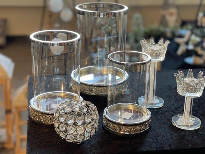 Actual product image GuGus Glass tealight holder crown