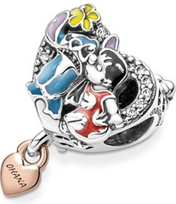 Image du produit Pandora Charm (Argent massif, Email, Or rose)