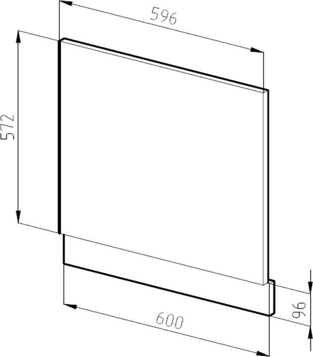 Produktbild Vicco Frontblende R-Line