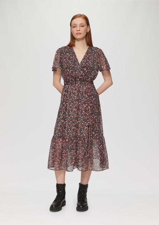 Image du produit S.Oliver Kleid Chiffonkleid in Wickeloptik mit All-over-Print (32)