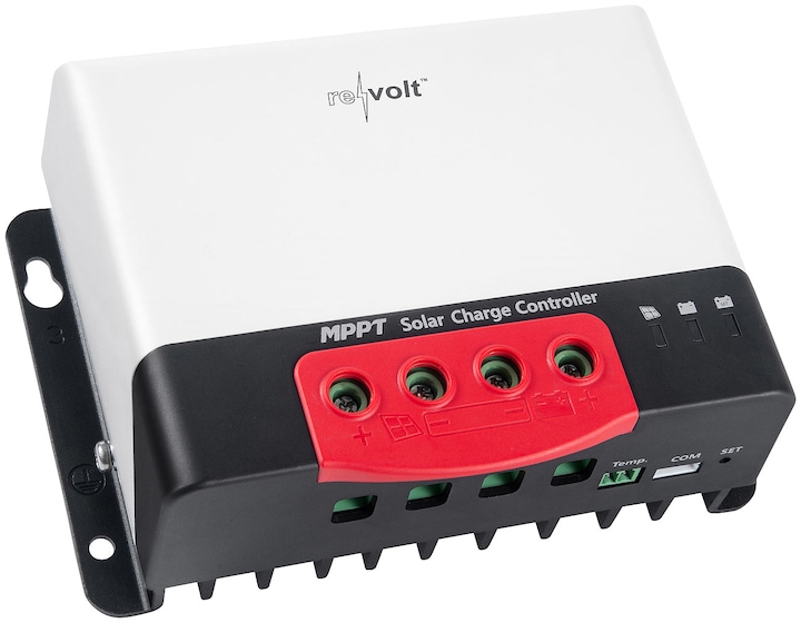 Revolt MPPT solar charge controller for 12/24 V, up to 20 A / 520 W, Bluetooth and App
