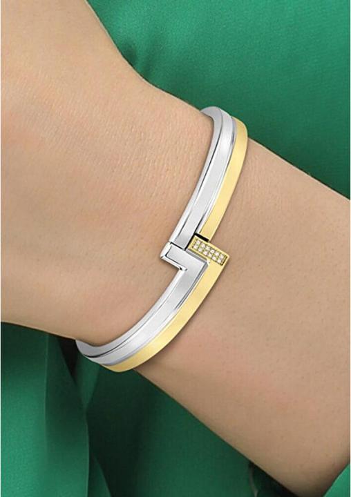 Produktbild Lacoste Solid steel bracelet with zircons Impression 2040003 (Stahl, Zirkone)