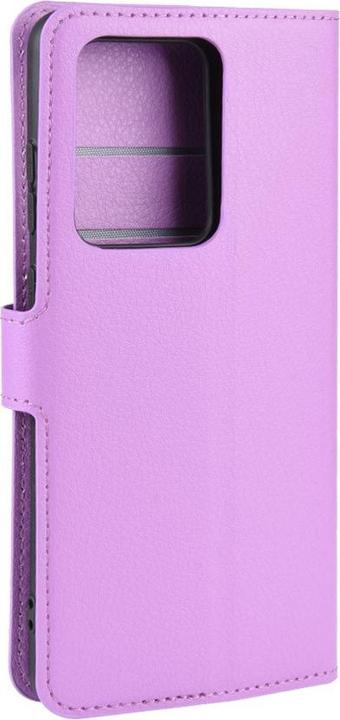 Actual product image Cover-Discount Galaxy S20 Ultra - Leather case cover purple (Samsung Galaxy S20 Ultra)