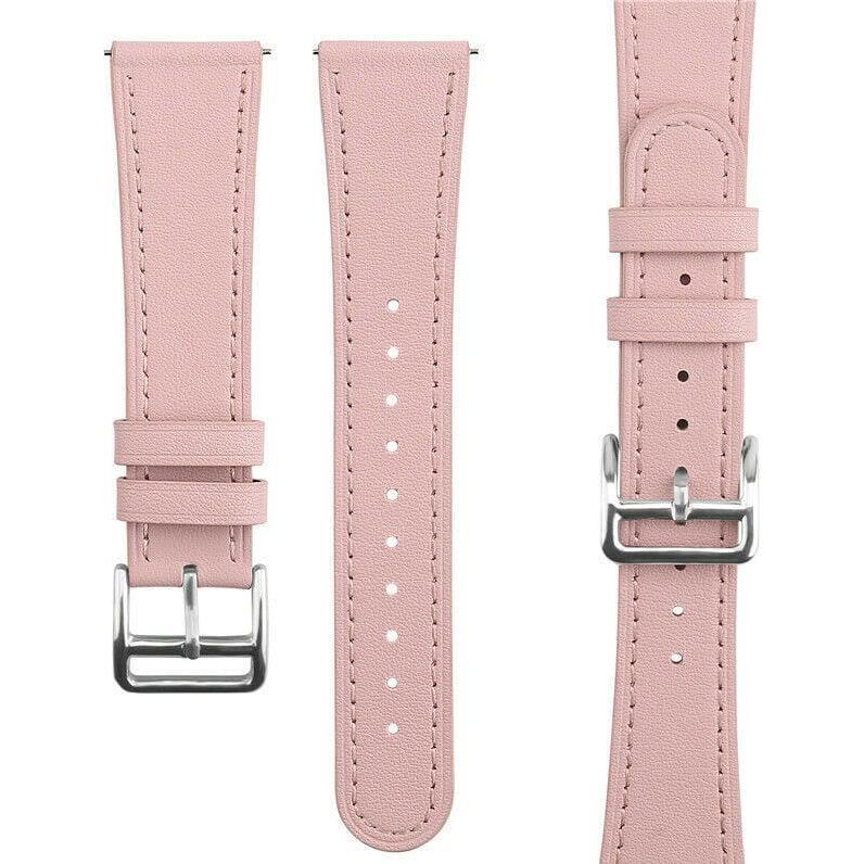 Thumbnail - Strap-it Armband (22 mm, Leder), Uhrenarmband, Rosa