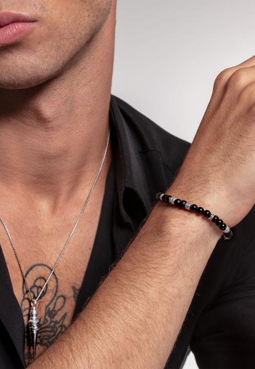 Produktbild Thomas Sabo Armband Talisman schwarz (17 cm, 925er Silber)