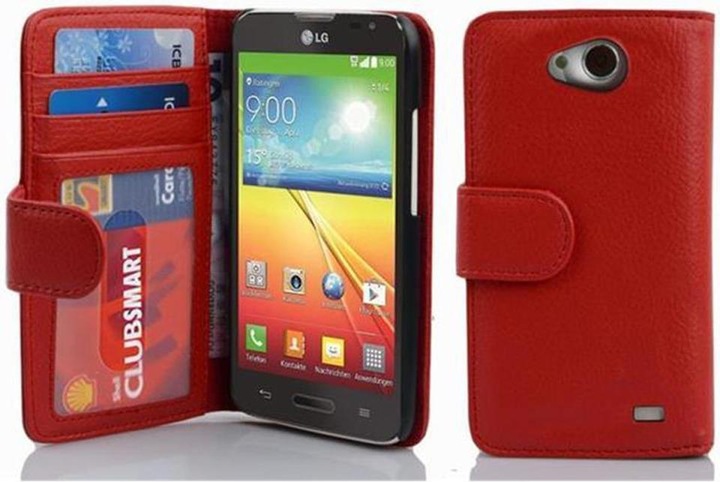 Actual product image Cadorabo Book with 3 card slots cover (LG L70)