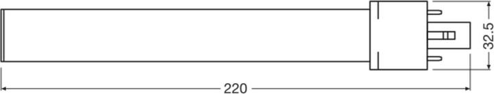 Actual product image Osram Dulux (G23, 6 W, 700 lm, 1 x, F)