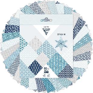 Image du produit Clairefontaine Origami, Packung mit 60 Blatt 70g/m2 im Format 15x15cm, Winter - Mehrfarbig (70 g/m², 400x)