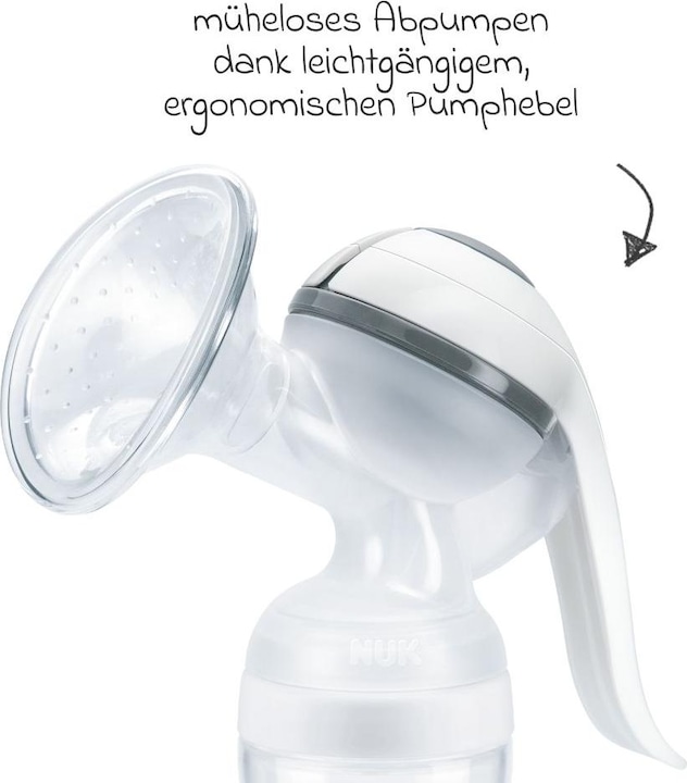 Produktbild NUK Milchpumpen Premium Still-Set Basic 8-tlg. - Handmilchpumpe