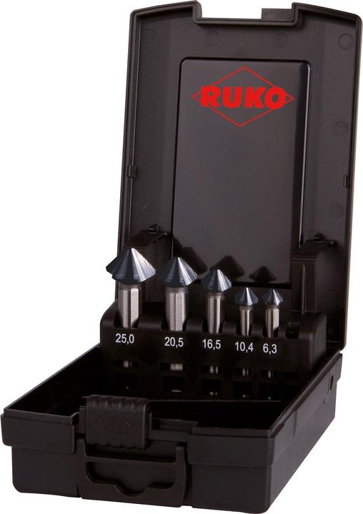 Ruko Kegelsenker Set ULTIMATECUT 5teilig 6.3 mm, 10.4 16.5 20.5 25 mm HSS 1 St.