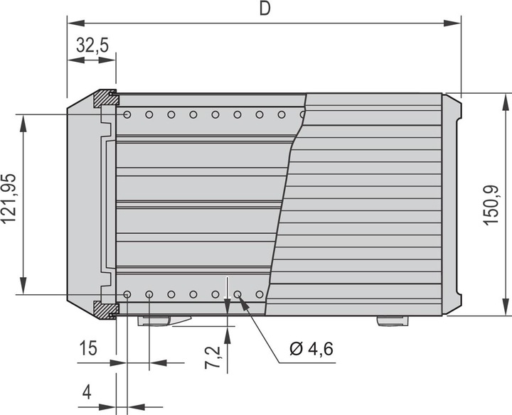 Produktbild Schroff Komplettgehäuse, EMV-geschirmt - PROPAC PRO GEH.3HE 84TE 446T