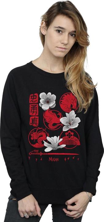 Actual product image Disney Womens/Ladies Mulan Movie Icons Sweatshirt (XXL)