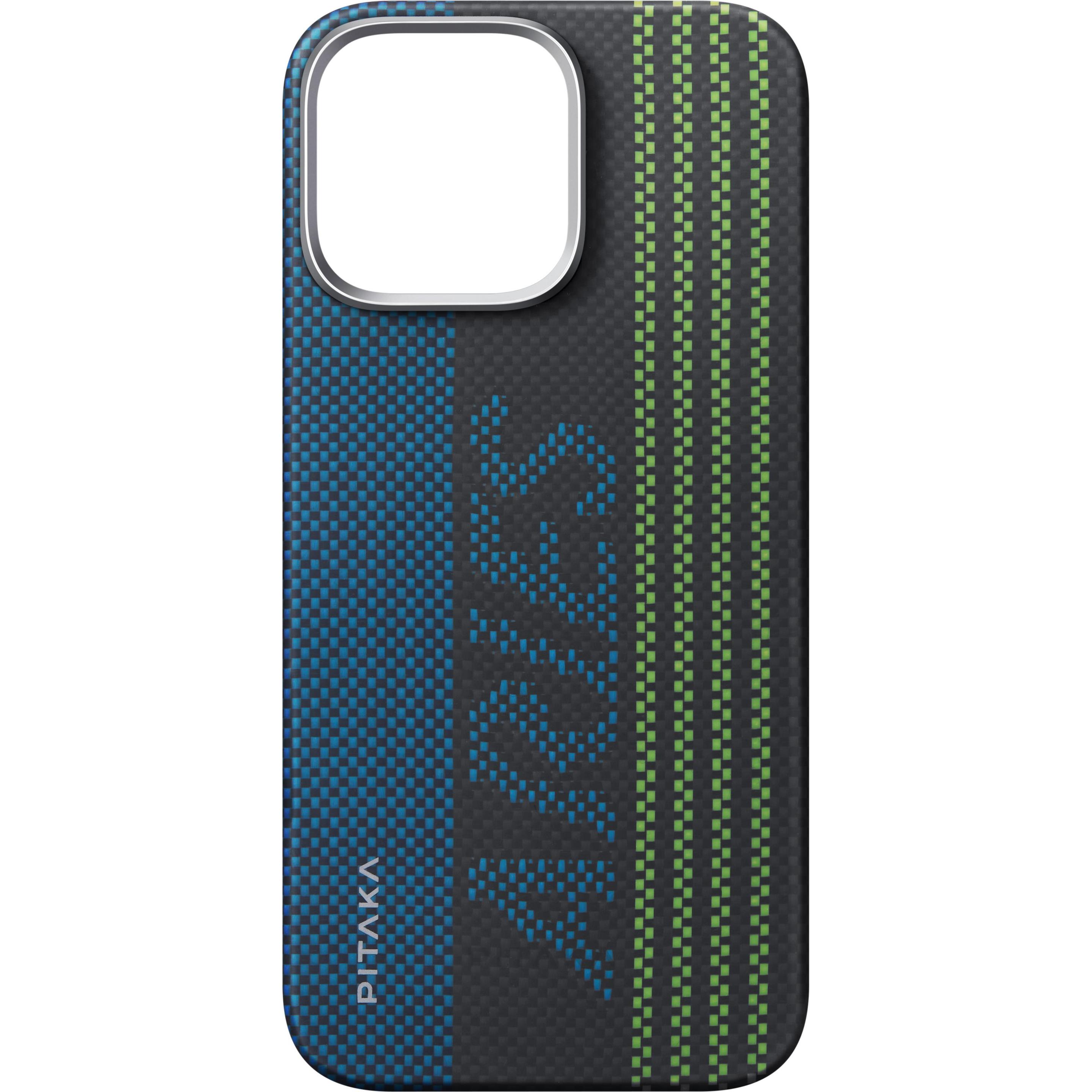 Pitaka x Aries Tactile Woven Schutzhülle für Apple iPhone 16 Pro Kreditkarte (Apple iPhone 16 Pro), Cover smartphone