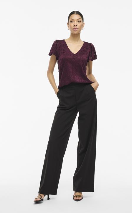 Actual product image Vila VISTASIA V-Ausschnitt Oberteil mit kurzen Ärmeln (M)