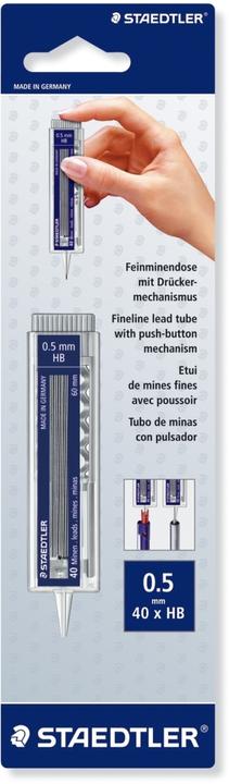 Energielabel Staedtler Mars Micro Koolstof fijne afleidingen 0,5 mm HB (40 Pcs., 0.50 mm, HB)