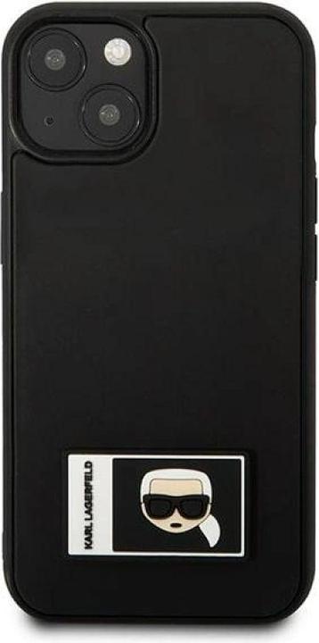 Produktbild Karl Lagerfeld KLHCP13M3DKPK iPhone 13 6,1" czarny/black hardcase Ikonik Patch (Apple iPhone 13)