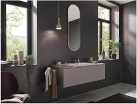 Produktbild hansgrohe HG EH-WT-MI TALIS E 110 ohne Ablaufgarnitur brushed black chrome