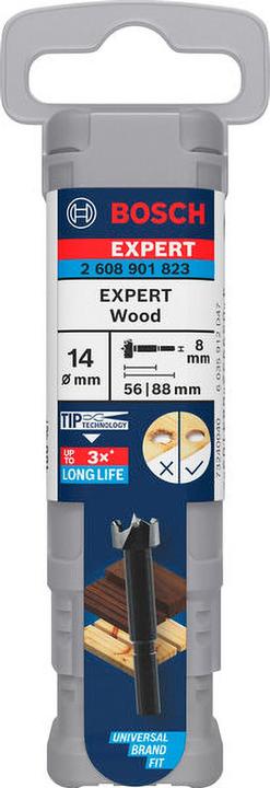 Produktbild Fortis Forstnerbohrer EXPERT Wood 14mm 14x90 m 2608901823 (14 Millimeter)