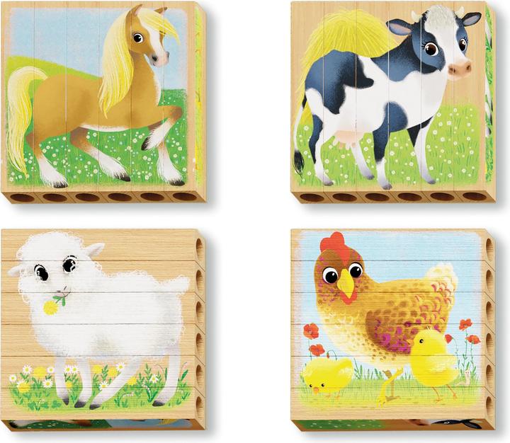 Produktbild Quercetti Bio-Tiere spielen (6 Teile)