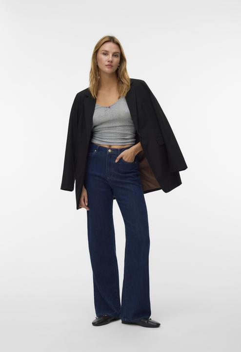 Actual product image Vero Moda VMTESSA Hohe Taille Weiter Beinschnitt Jeans Weit geschnitten (W26/L30)