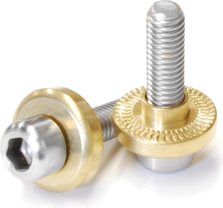 Actual product image Paul Component Engineering Paul Component Hub Bolt and Washer Rear, WORD, pair, silver