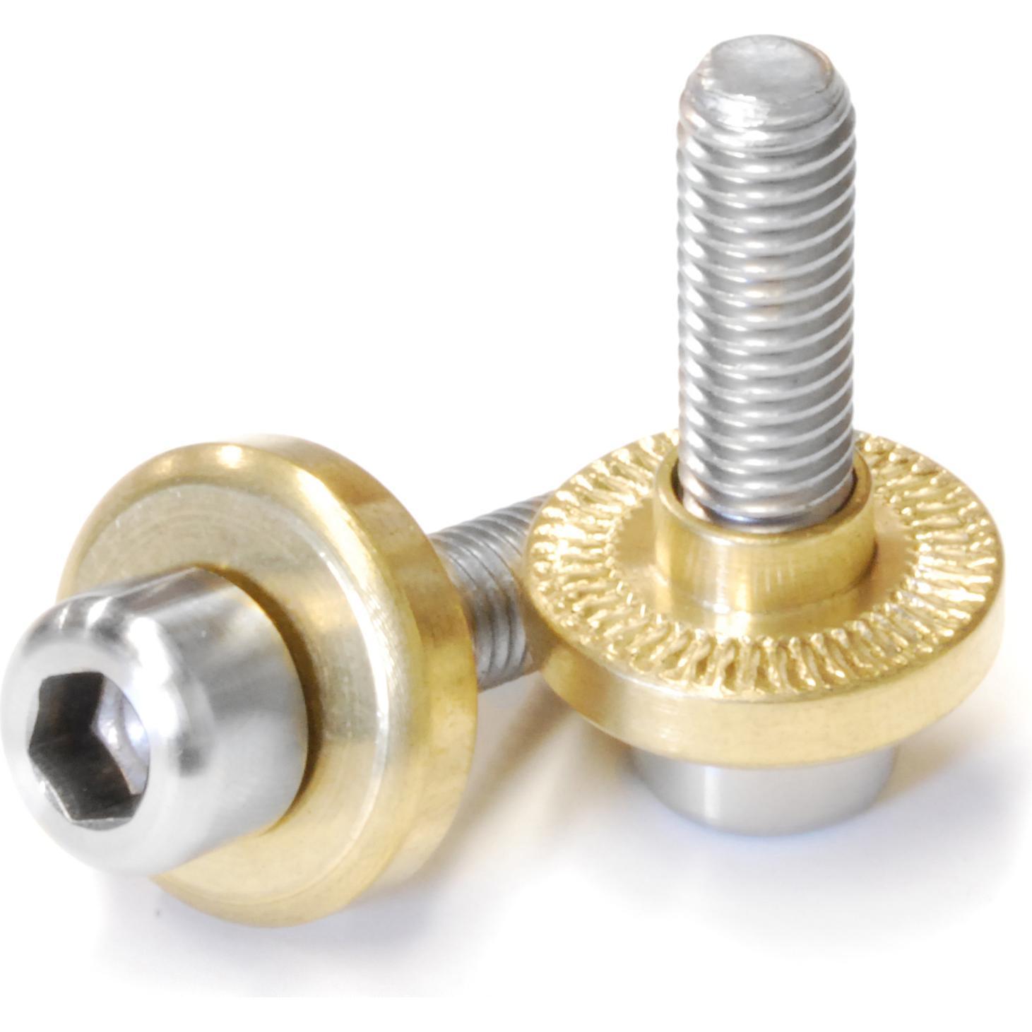 Paul Component Engineering, Dadi + Rondelle, Paul Component Bullone e rondella del mozzo posteriore, WORD, coppia, argento