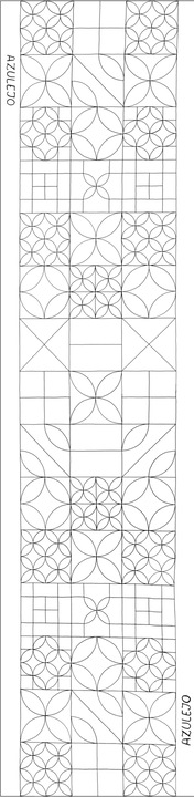 H Dupont Silk scarf Azuleo