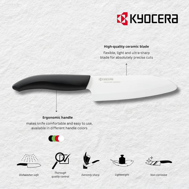 Produktbild Kyocera Bamboo Knife Block + WHWH Set