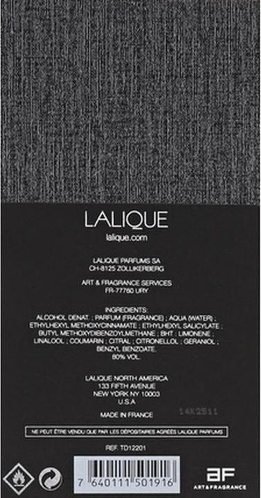 Immagine prodotto Lalique Composizioni Parfumee Zamac (Eau de parfum, 100 ml)