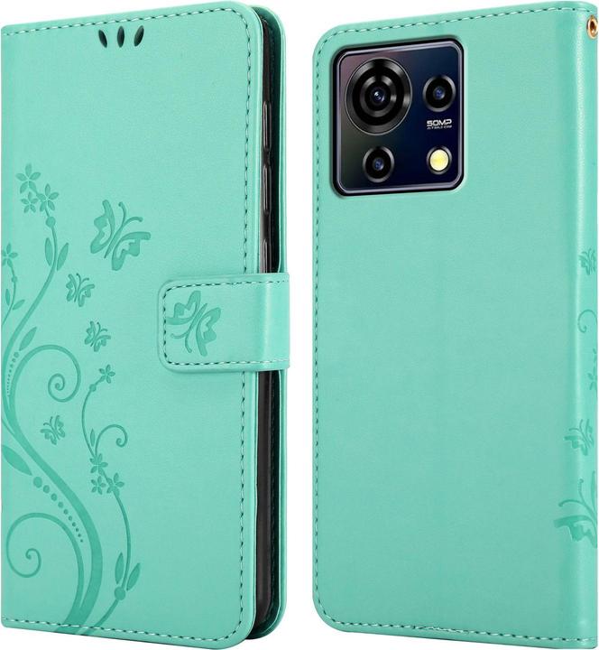 Produktbild Cadorabo Hülle für ZTE Blade V50 Vita mit Blumen Muster