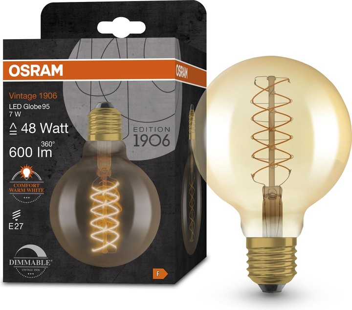 Osram Vintage 1906 (E27, 7 W, 600 lm, 1 x, F)