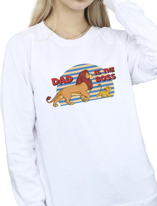 Actual product image Disney Womens/Ladies The Lion King Dad Boss Sweatshirt (L)