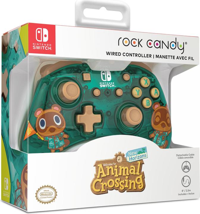 Produktbild PDP Rock Candy Wired Controller: Timmy & Tommy Breezy Blue (Switch, Switch Lite, Switch OLED)