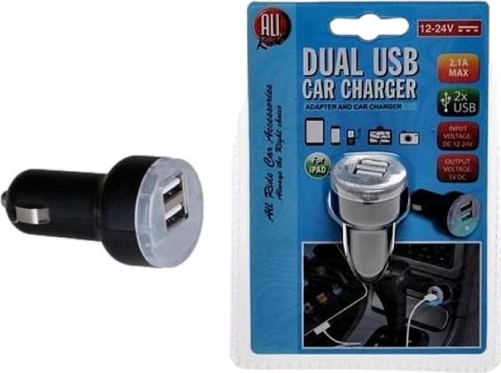Image du produit All Ride Chargeur USB double pour voiture 2.1A pp