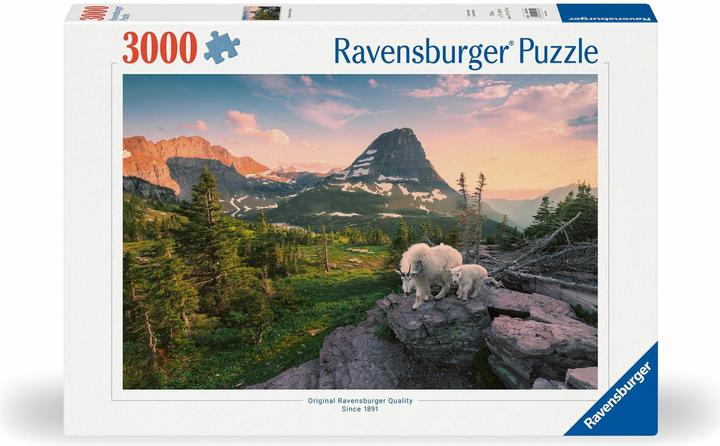 Produktbild Ravensburger Almbock mit Baby (3000 Teile)