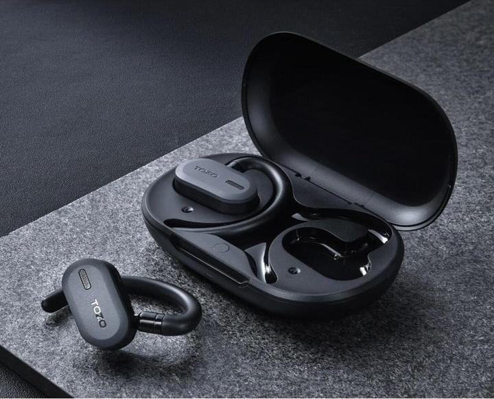 Immagine prodotto Tozo Open Buds True Wireless Stereo (TWS) USB Typ-C Bluetooth In-Ear Headset Schwarz (42 h)