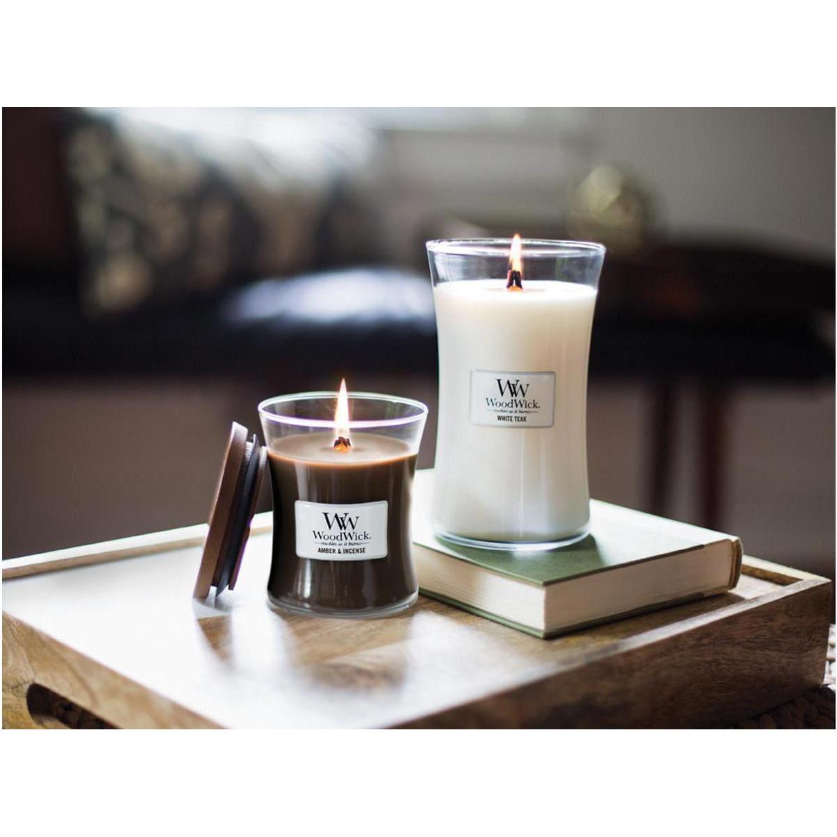 Thumbnail - WoodWick, Duftkerzen, White Tea & Jasmin (275 g)